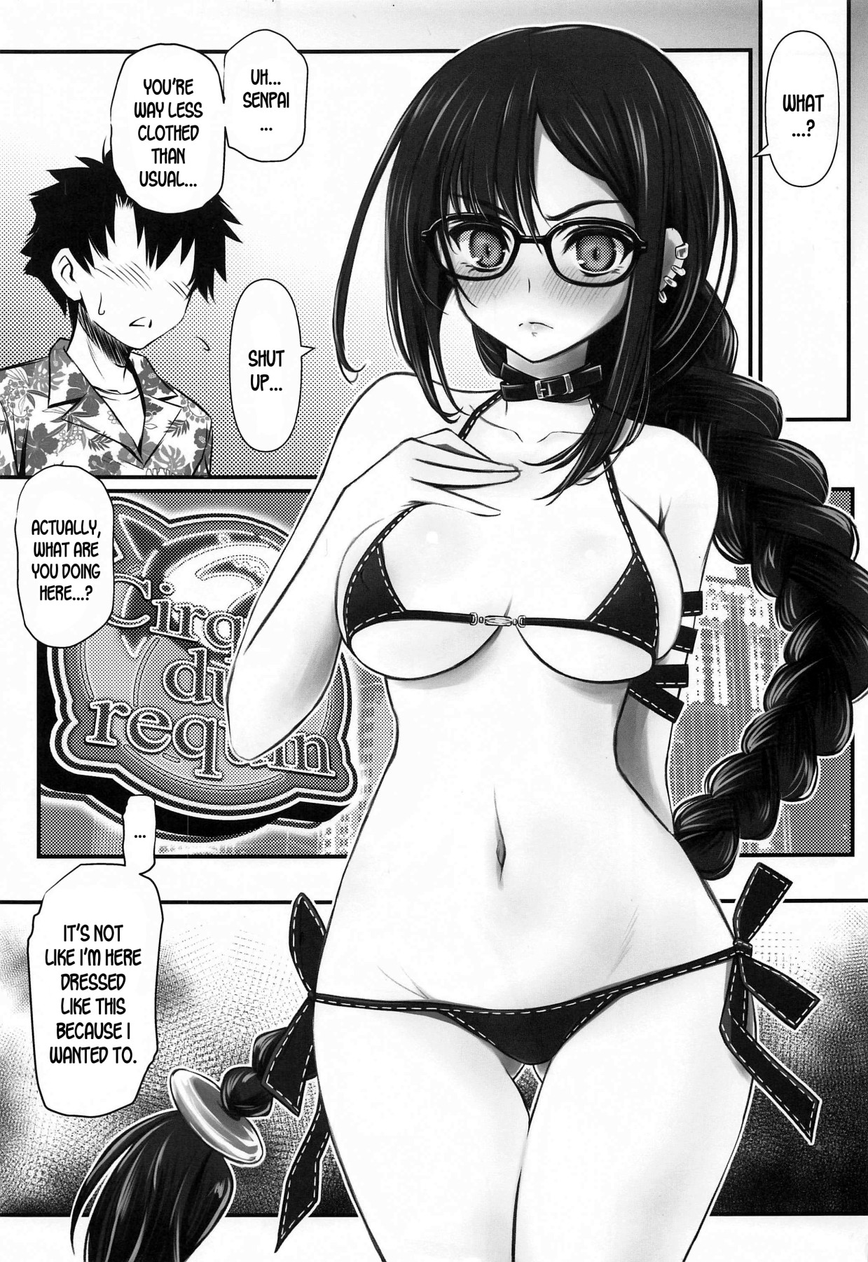 Hentai Manga Comic-FGO Cute Glasses Sister(s)-Read-2